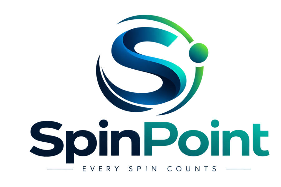 SpinPoint logo — Every Spin Counts